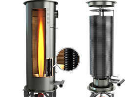 燃气（燃油）立式导热油锅炉